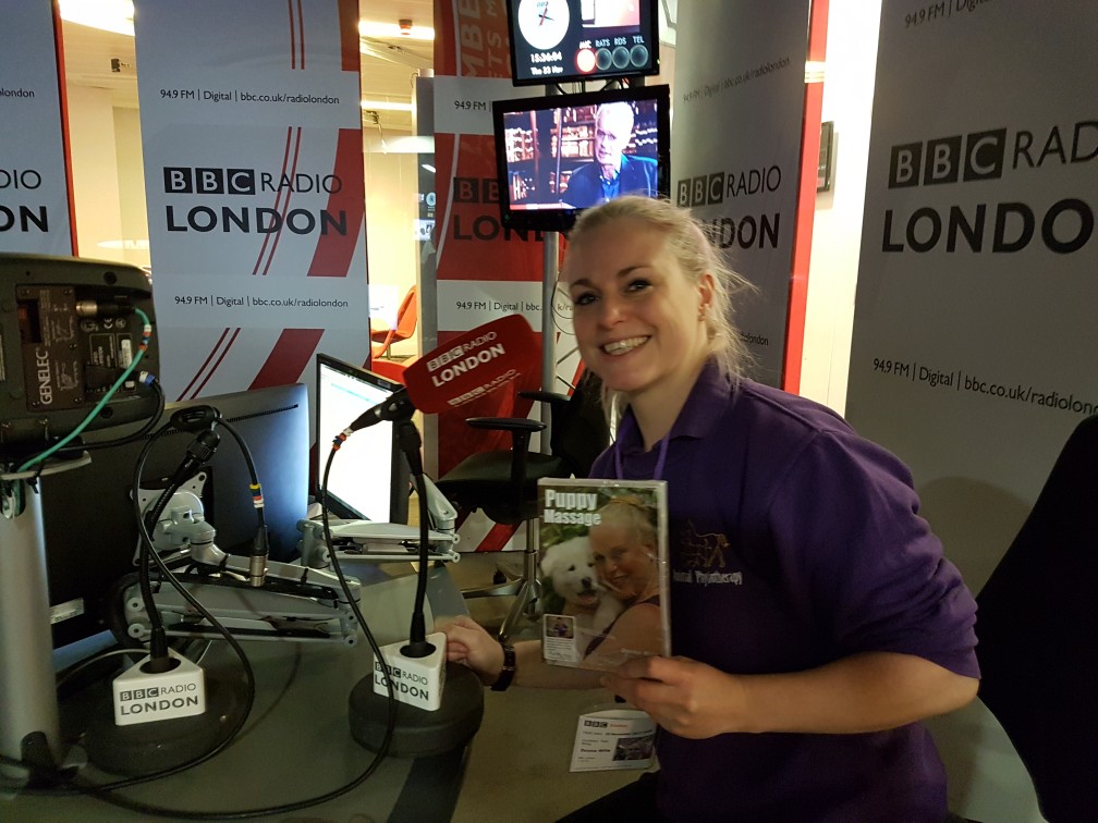 Puppy Massage DVD at BBC Lindon Radio